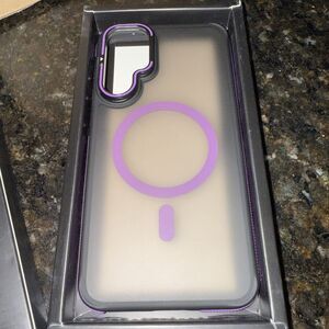 TIANNIUKE for Samsung Galaxy S23 Plus Case, Compatible with MagSafe, Purple